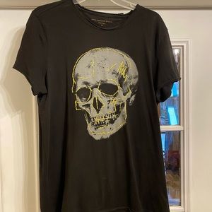John Varvatos skull tee shirt.
